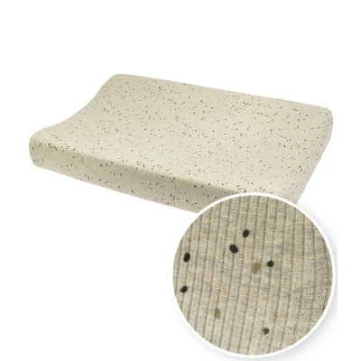 Afbeelding van Meyco Waskussenhoes Rib Mini Spot Sand Melange