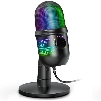 Afbeelding van Spirit of Gamer Gaming Microfoon Game Voor Gamen RGB Ruisonderdrukkingsfilter Zwart