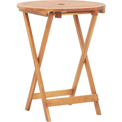 Afbeelding van Tuintafel inklapbaar 60x75 cm massief acaciahout