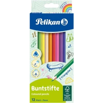 Afbeelding van Pelikan 700115 kleurpotlood 12 stuk(s) Multi kleuren