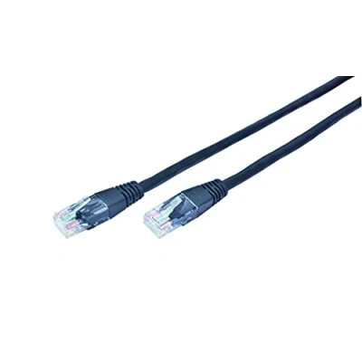 Afbeelding van UTP Cat5E patchkabel zwart 5 meter