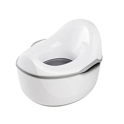 Afbeelding van keeeper 4 in 1 Babytoilet Deluxe wit en grijs
