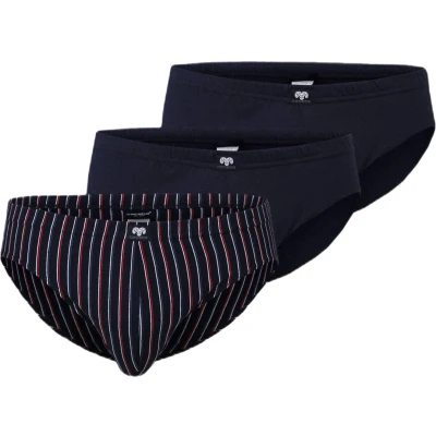 Afbeelding van Ceceba Brief 3 PACK Slip, Heren, Maat: 8XL, Navy/red