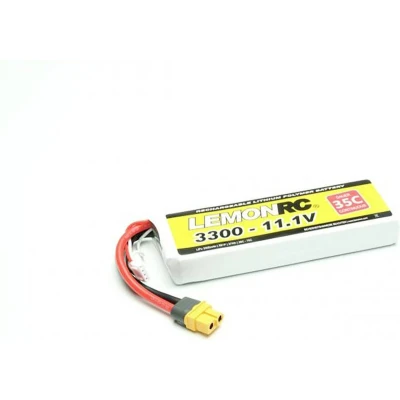 Afbeelding van LemonRC LiPo accupack 11.1 V 3300 mAh Aantal cellen: 3 35 C Softcase XT60