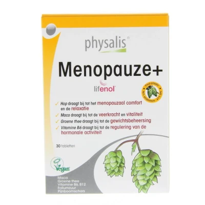 Afbeelding van Physalis Menopauze+ (30 Tabletten)