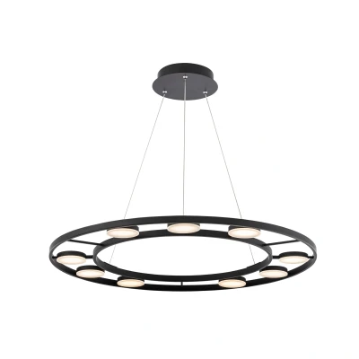 Afbeelding van Maytoni Hanglamp Fad Zwart Ø80