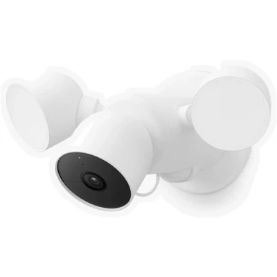 Afbeelding van Google Verlichte Smart Beveiligingscamera Wit (ga02411 eu)
