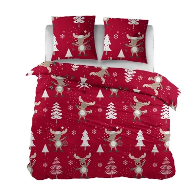 Afbeelding van Snoozing Felicia Dekbedovertrek Tweepersoons 200x200/220 cm Rood