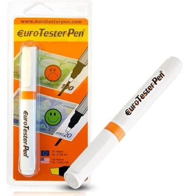 Afbeelding van EURO TESTER PEN XL Professionele bankbiljettenstift, valse bankbiljettendetector, ideaal voor euro, Amerikaanse dollar, Britse pond en andere grote valuta&#039;s