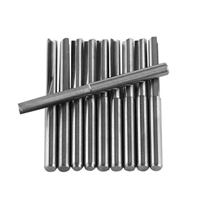 Afbeelding van Akozon 10stks Eindfrees 1/8&quot; Cnc Frezen Snijgereedschap Dubbele Rechte Frees
