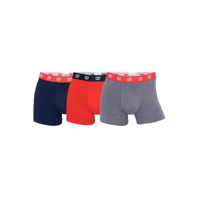 Afbeelding van Cristiano Ronaldo CR7 Onderbroeken, Heren, Maat: Small, Grey m/ red / navy