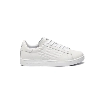 Afbeelding van EA7 Emporio Armani Classic Unisex Sneakers laag, Maat: 44 2/3, White Leer