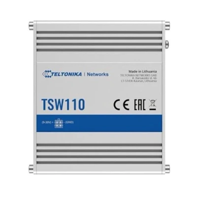 Afbeelding van TELTONIKA IP30 INDUSTRIAL 5 PORT GIGABIT PASSIVE POE+ UNMANA