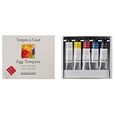 Afbeelding van Sennelier Egg Tempera Starter Set van 5 tubes 21 ml