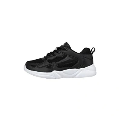Afbeelding van Fila Ventosa Unisex Sneakers laag voor kinderen, Maat: 36, Black Imitatieleer/ textiel