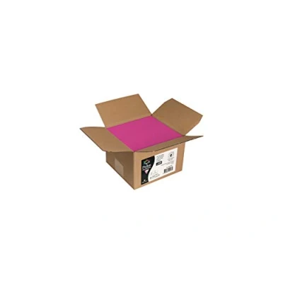 Afbeelding van Clairefontaine 55576C doos met 200 zelfklevende enveloppen, formaat C6 (11,4 x 16,2 cm) 120 g kleur: fuchsia roze uitnodiging voor evenementen en briefwisseling pollen serie premium papier
