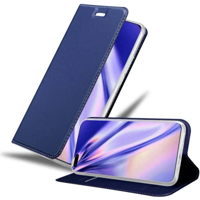 Afbeelding van Cadorabo Hoesje geschikt voor Huawei P40 PRO / PRO+ in CLASSY DONKER BLAUW Beschermhoes met magnetische sluiting, standfunctie en kaartvakje Book Case Cover Etui