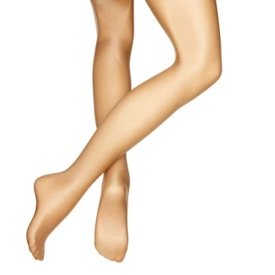 Afbeelding van Zijdeachtige Shimmer Footed Danspanty, Toast Light