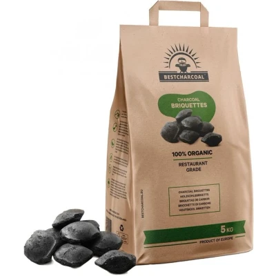 Afbeelding van Best Charcoal Briketten 5 kg Hardhout 100% Organic
