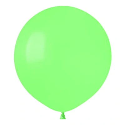 Image de Enveloppe de 25 ballons en latex naturel qualité supérieure G150 (Ø 48 cm / 19 pouces) vert menthe pastel