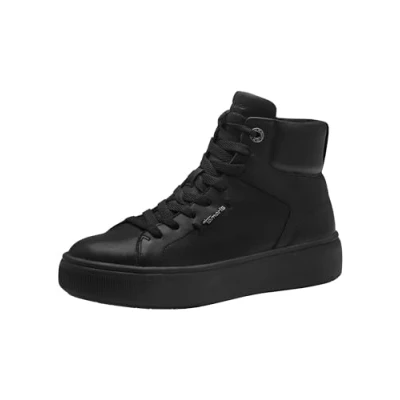 Afbeelding van Tamaris Dames 1 25203 42 Trendlaarzen voor dames, Zwart leder