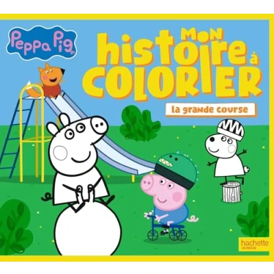 Afbeelding van PEPPA PIG MON HISTOIRE A COLORIER LA GRANDE COURSE