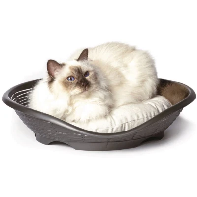 Afbeelding van Bama Pet Pasha Mand 48x46x11 cm Antraciet