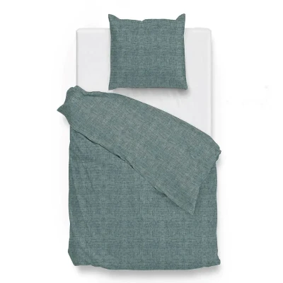 Afbeelding van Zo!Home Lino Dekbedovertrek Emerald Green