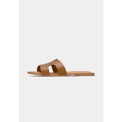 Afbeelding van Steve Madden Zarnia Muiltjes cognac, Dames, Maat: 36, Cognac Leer
