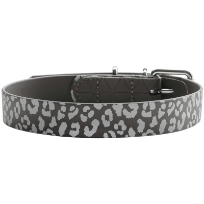 Afbeelding van Hunter Halsband Convenience Reflect Grijs&amp;Reflectie Hondenhalsband 50 cm