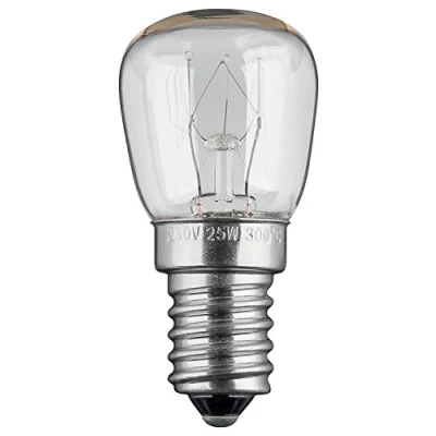 Afbeelding van Goobay 9741 Wolfraam ovenlamp 25 W met E14 fitting voor ovenvuur, nominale lichtstroom 110 lm, warmwit licht, hittebestendig tot 300 C