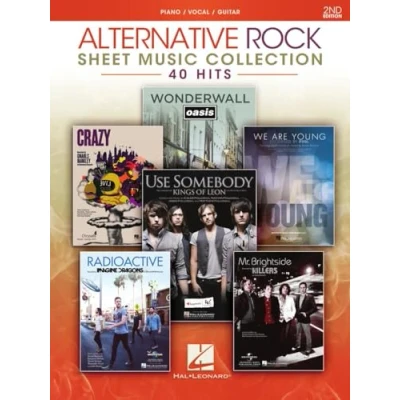 Afbeelding van Alternative Rock Sheet Music Collection 2nd Edition: 40 Hits Arranged for Piano/Vocal/Guitar: