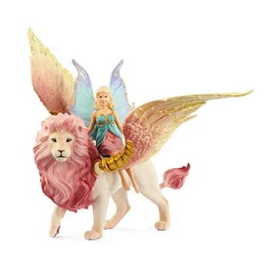 Afbeelding van schleich BAYALA Elfje op Gevleugelde leeuw Speelfiguur Kinderspeelgoed voor Jongens en Meisjes 5 tot 12 jaar 70714