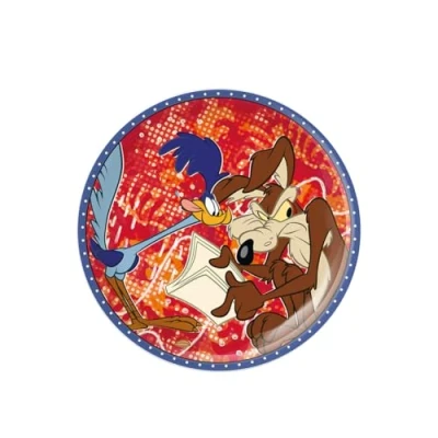 Afbeelding van Looney Tunes Egan Dessertbord/Ontbijtbord Wile E. Coyote &amp; Road Runner