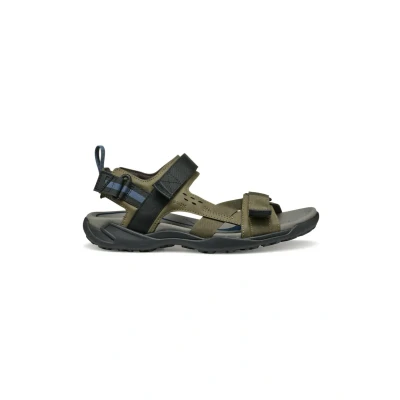 Afbeelding van Geox Terreno GRIP Sandalen, Heren, Maat: 39, Military Kunststof/ textiel