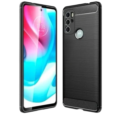 Afbeelding van Just in Case Rugged TPU Back Cover Zwart Motorola Moto G60s