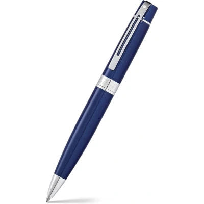 Afbeelding van Sheaffer 300 Glossy Blue Lacquer Balpen Kleur: Blauw De Vulpenwereld