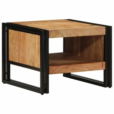 Afbeelding van vidaXL Salontafel 50x50x38 cm massief acaciahout