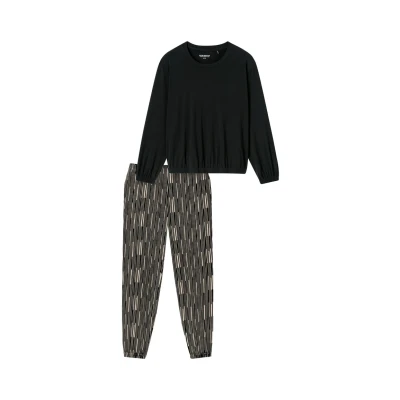 Afbeelding van Schiesser SET Pyjama, Dames, Maat: 36, Schwarz