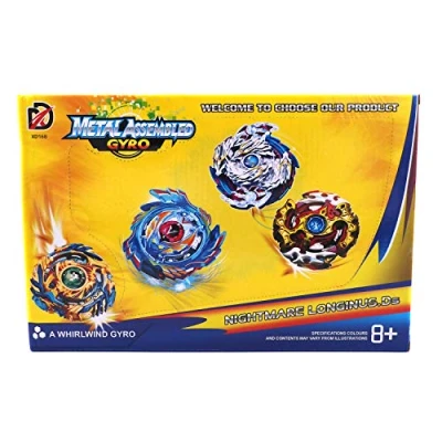 Afbeelding van POFET Bey Battle Blade Burst 4D Set met launcher Battling Tops Spinning Storm Gyro Metal Fusion Top Starter voor kinderen