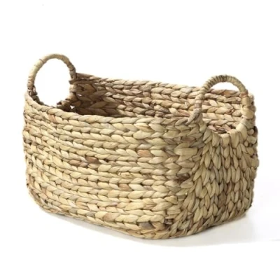 Afbeelding van CALICOSY Waterhyacint mand met handvaten Hoogte 27 cm
