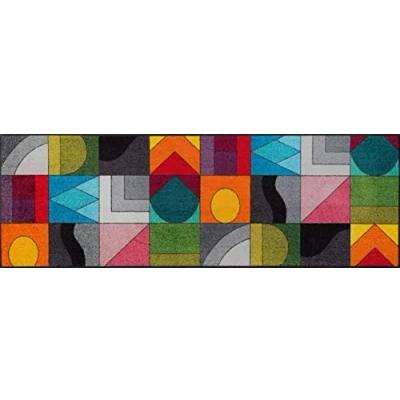 Afbeelding van wash+dry Momix Deurmat, 60 x 180 cm, voor binnen en buiten, wasbaar