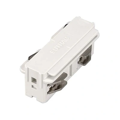 Afbeelding van Eutrac 1001516 230V railsysteemcomponenten Längsverbinder elektr. weiss Verkeerswit