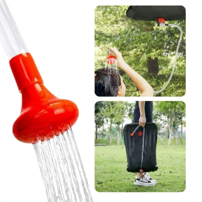 Afbeelding van Cheqo® Campingdouche 15 Liter Outdoor Douche Buitendouche voor Camping Zonnedouche Waterzak Douchezak