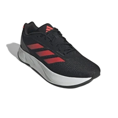 Afbeelding van adidas Vanquish 6 Lea Hardloopschoenen voor heren, Zwart, zonne energie, rood, grijs, 38 2/3 EU, EU