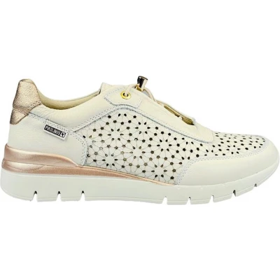 Afbeelding van Pikolinos Cantabria Sportieve veterschoenen, Dames, Maat: 35, Blanco Leer