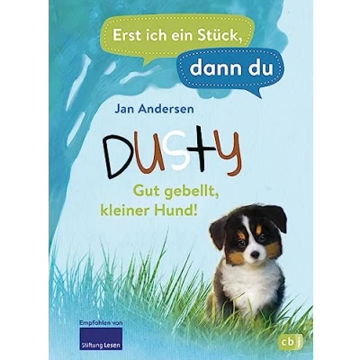 Afbeelding van Erst ich ein Stück, dann du Dusty Gut gebellt, kleiner Hund!