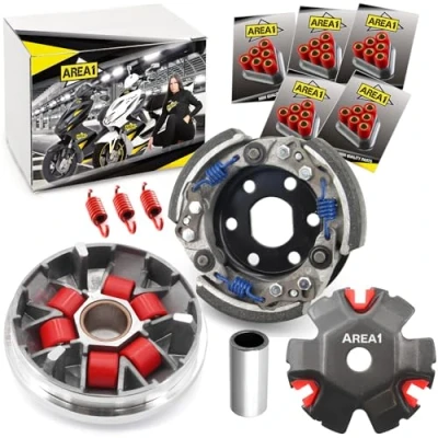 Afbeelding van Area1 Tuning Dimmer + koppeling voor 50cc 2 takt compatibel met Speedfight 3 4 Jetforce Citysta, Django Elystar Ludix Kisbee Looxor New Vivacity TKR Streetzone