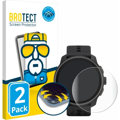 Afbeelding van BROTECT Screenprotector voor Suunto Race S Folie Beschermfolie transparant volledig dekking (2 Stuks)
