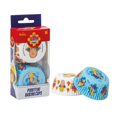 Afbeelding van Cupcake Cups Brandweerman Sam #1 Ø50x32(h)mm 36 stuks